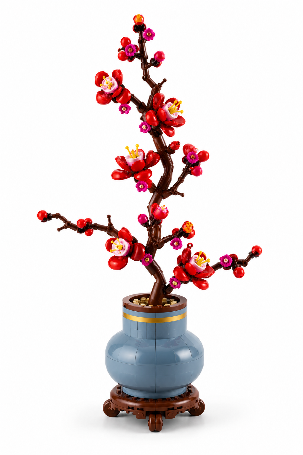 LEGO Botanicals Pflaumenblüte 10369 – Elegante künstliche Blumendeko zum Bauen – Pflegeleichte LEGO Pflanze mit Blumentopf – Kreatives und entspannendes Bauset für Erwachsene