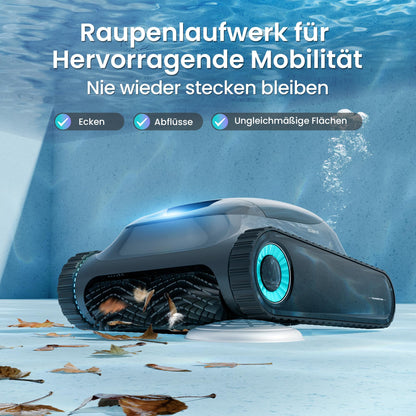 (2026 Upgrade) AIPER Scuba S1 Poolroboter Boden und Wand, Wasserlinienreinigung, Doppelfiltration, 270 Min Laufzeit, Intelligente Navigation, App-Steuerung &amp; OTA-Updates für Einbau- und Aufstellpools